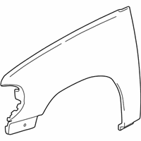 Ford Explorer Fender - XL2Z-16005-DA Fender, Front Passenger Side
