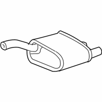 Ford Focus Muffler - YS4Z-5A289-AB Rear Muffler