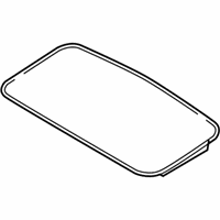 Ford Flex Sunroof - DA8Z-74500A18-A Sunroof Glass, Front