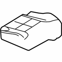 Lincoln MKX Seat Covers - 8A1Z-7863804-BD Cushion Cover, Graystone, Rear Passenger Side