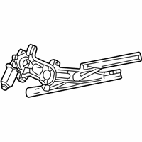 Ford Excursion Window Motor - 8C3Z-2523200-C Window Regulator, Front Passenger Side