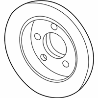 Ford Taurus Brake Rotor - YF1Z-1V125-DB Rotor, Rear