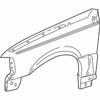 Ford Ranger Fender - 1L5Z-16006-BA Fender, Front Driver Side
