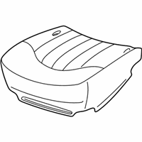 Ford Crown Victoria Seat Cushion - F8MZ-54632A23-AA Seat Cushion Pad, Front Driver Side