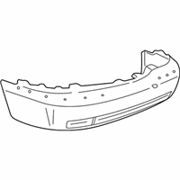Lincoln Town Car Parts - 3W1Z-17D957-DA Bumper Cover, Front