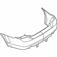 Lincoln MKZ Bumper Cover - 8H6Z-17K835-DAPTM Bumper Cover