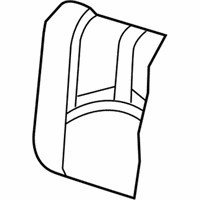 Ford Escape Seat Covers - 9L8Z-7866601-DA Seat Back Cover, Rear Driver Side