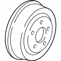 Ford Explorer Sport Trac Brake Drum - 1L5Z-1126-BA Drum, Rear