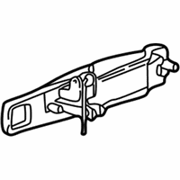 Lincoln Town Car Exterior Door Handle - 6W1Z-5422404-AB Handle, Outside, Pacific Blue/White, Outer Passenger Side