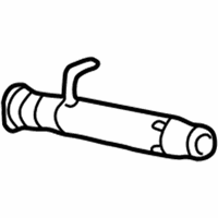 Ford F-350 Super Duty Exhaust Pipe - 5C3Z-5A212-C Intermediate Pipe, Front