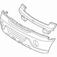 Lincoln Aviator Bumper Cover - 2C5Z-17D957-BAA Bumper Cover