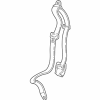 Lincoln Town Car Seat Belt - 3W1Z-54611B09-AAC Lap & Shoulder Belt, Black/Dove Gray, Front Driver Side