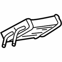 Ford Excursion Heater Core - H2MZ-18476-X Heater Core, Rear