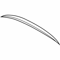Ford Focus Spoiler - 3M5Z-6144210-AAA Spoiler Assembly, Black, Rear