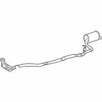 Ford Thunderbird Catalytic Converter - 1W6Z-5E212-RH Catalytic Converter, Passenger Side