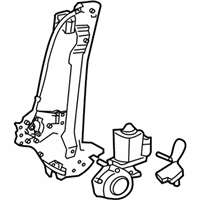 Ford Explorer Window Regulator - 6L2Z-7827000-BA Window Regulator, Rear Passenger Side