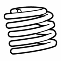 Ford Mustang Coil Springs - 6R3Z-5310-D Coil Spring, Front