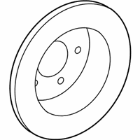 Ford Crown Victoria Brake Rotor - 3W7Z-2C026-AB Rotor, Rear