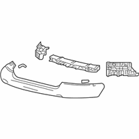 Lincoln Mark LT Bumper Cover - 4L3Z-17D957-DA Bumper Cover, Front