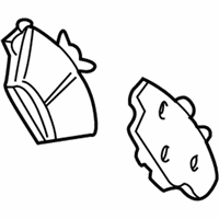 Ford Taurus Brake Pads - 1U2Z-2V001-JA Brake Pads, Front