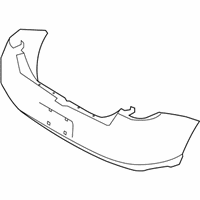Ford Focus Parts - 8S4Z-17K835-ABPTM Bumper Cover, Rear