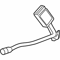 Lincoln MKZ Seat Belt - BE5Z-5461203-AC Buckle End, Charcoal Black, Front Driver Side