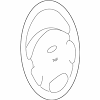 Mercury Steering Wheel - 7E6Z-78043B13-BA Steering Wheel, Black
