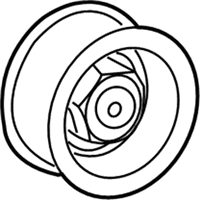 Mercury Alternator Pulley - 1L2Z-10344-AB Pulley