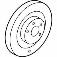 Lincoln MKX Brake Rotor - 7U2Z-1V125-E Rotor