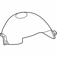 Lincoln Mark LT Wheelhouse - 8L3Z-16102-A Fender Liner, Front Passenger Side