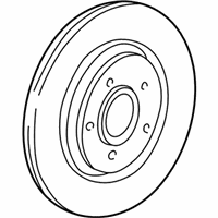 Ford Thunderbird Brake Rotor - 2U2Z-1V125-EB Rotor, Rear