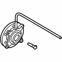 Lincoln Wheel Bearing - 6L1Z-1104-D Hub & Bearing, Front