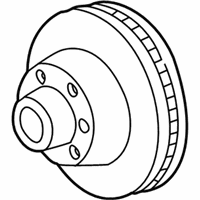 Ford Excursion Brake Rotor - 1C3Z-1V125-F Rotor, Rear