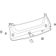 Ford SL1Z-4042906-AA Trim - Tailgate