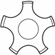 Ford 3F2Z-1130-BA Center Cap Ford 3F2Z-1130-BA Center Cap