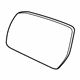 Ford KB3Z-17K707-E Mirror Glass, Driver Side