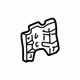 Ford XL3Z-17B984-AA Mount Plate, Front Passenger Side Ford XL3Z-17B984-AA Mount Plate, Front Passenger Side