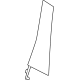 Ford R2TZ-58255A34-BA Moulding - Door Window Frame