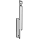 Ford PR3Z-19E572-C Condenser Side Seal, Driver Side Ford PR3Z-19E572-C Condenser Side Seal, Driver Side