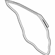 Ford AG1Z-5425325-A Door Weatherstrip, Rear Outer Driver Side