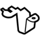 Ford FR3Z-63045B32-AA Cup Holder Bracket, Center Ford FR3Z-63045B32-AA Cup Holder Bracket, Center