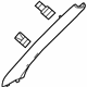 Ford 9L8Z-7803598-AB Windshield Pillar Trim, Camel, Passenger Side Ford 9L8Z-7803598-AB Windshield Pillar Trim, Camel, Passenger Side
