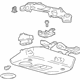 Ford FR3Z-76519A70-EB Overhead Console, Upper