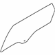Ford FT4Z-5825712-B Glass - Rear Door, Passenger Side