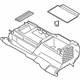 Ford GL3Z-15045A36-AD Floor Console, Gray Ford GL3Z-15045A36-AD Floor Console, Gray