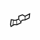 Ford DT1Z-6140272-A Inner Panel Insulator, Upper Passenger Side Ford DT1Z-6140272-A Inner Panel Insulator, Upper Passenger Side