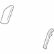 Ford 5G1Z-5466893-BAH Side Trim, Rear Driver Side Ford 5G1Z-5466893-BAH Side Trim, Rear Driver Side