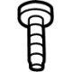 Ford -W721070-S450B Link Bolt, Front Outer