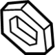 Ford -W709389-S439 Emblem Nut