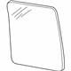 Ford YC3Z-7825712-AA Door Glass, Rear Passenger Side